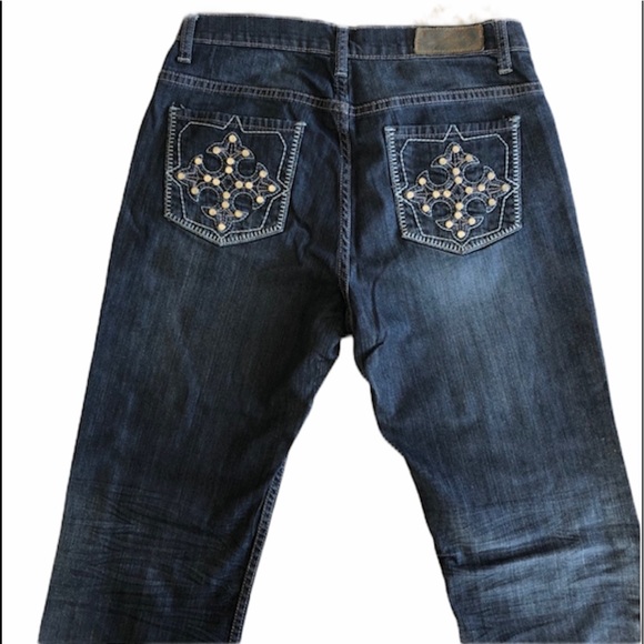 ✨ Firefly Women’s Bootcut Jeans – Size 10 – Silver Studded, Thick Stitch – EUC - Picture 2 of 8